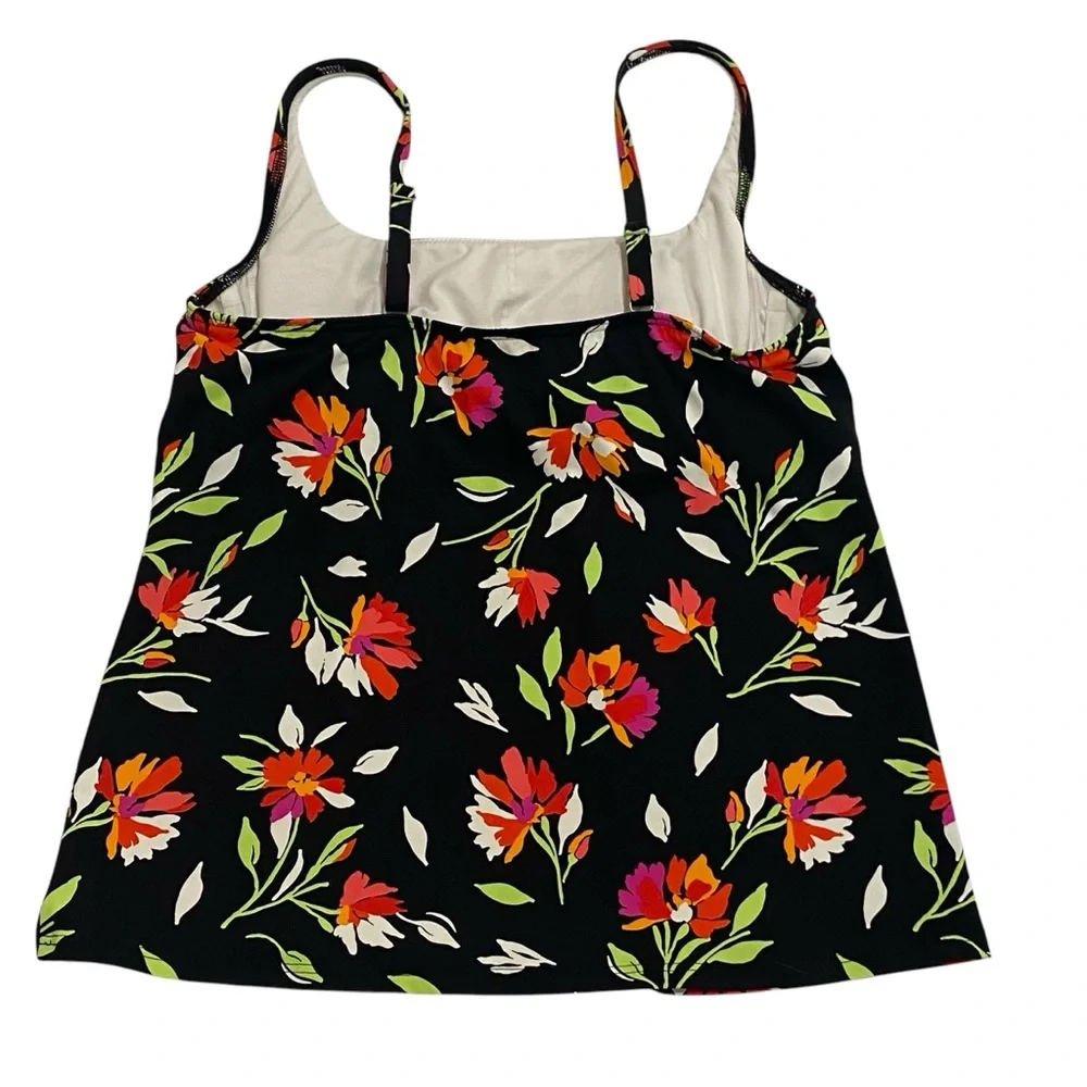 Lands’ End Floral Tankini Top. Like New - Size 12